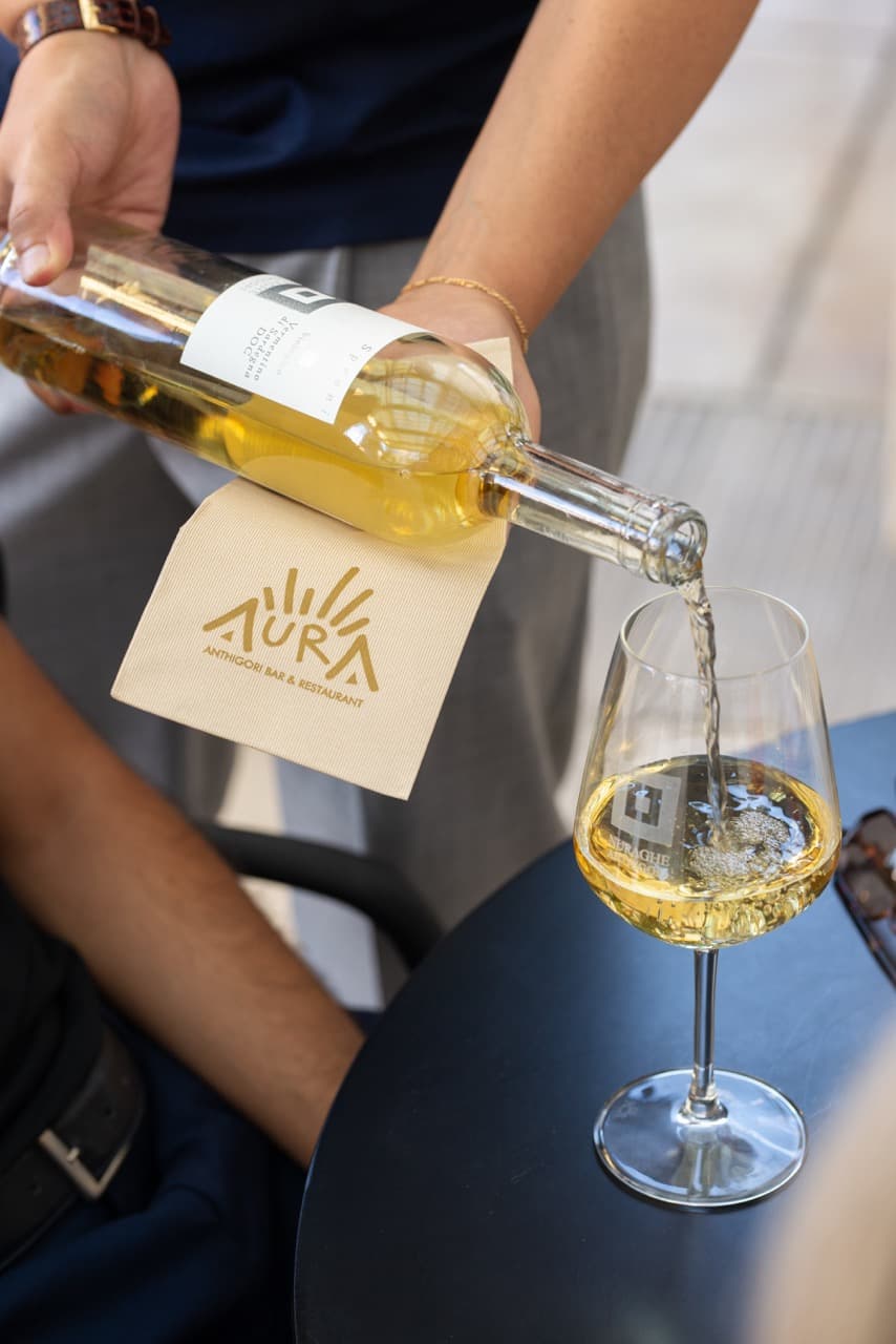 Wine pouring
