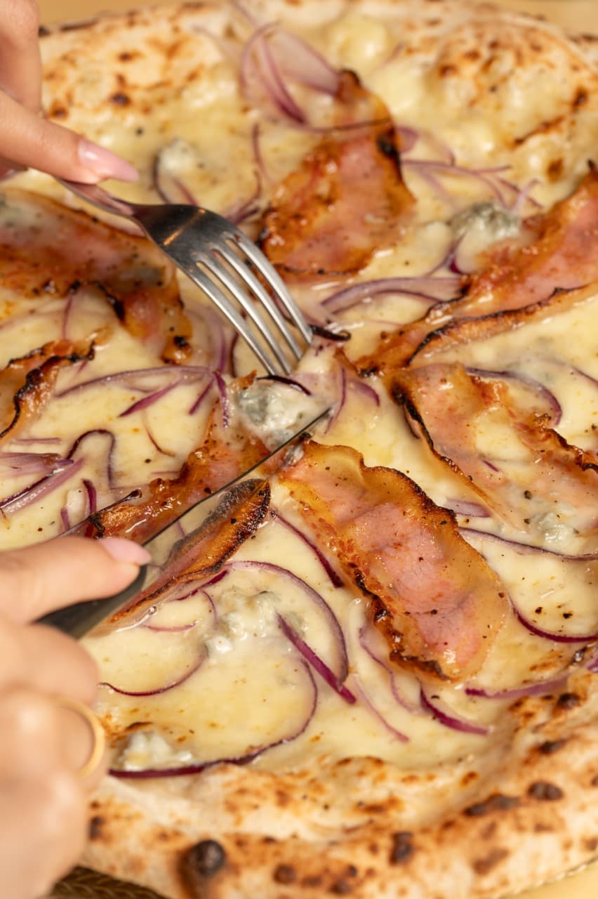 Pizza bacon