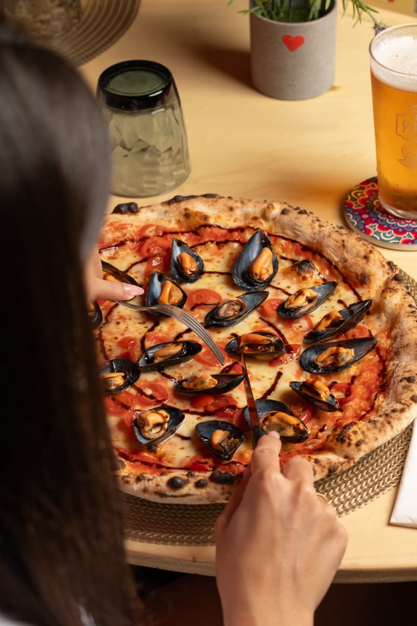 Pizza cozze