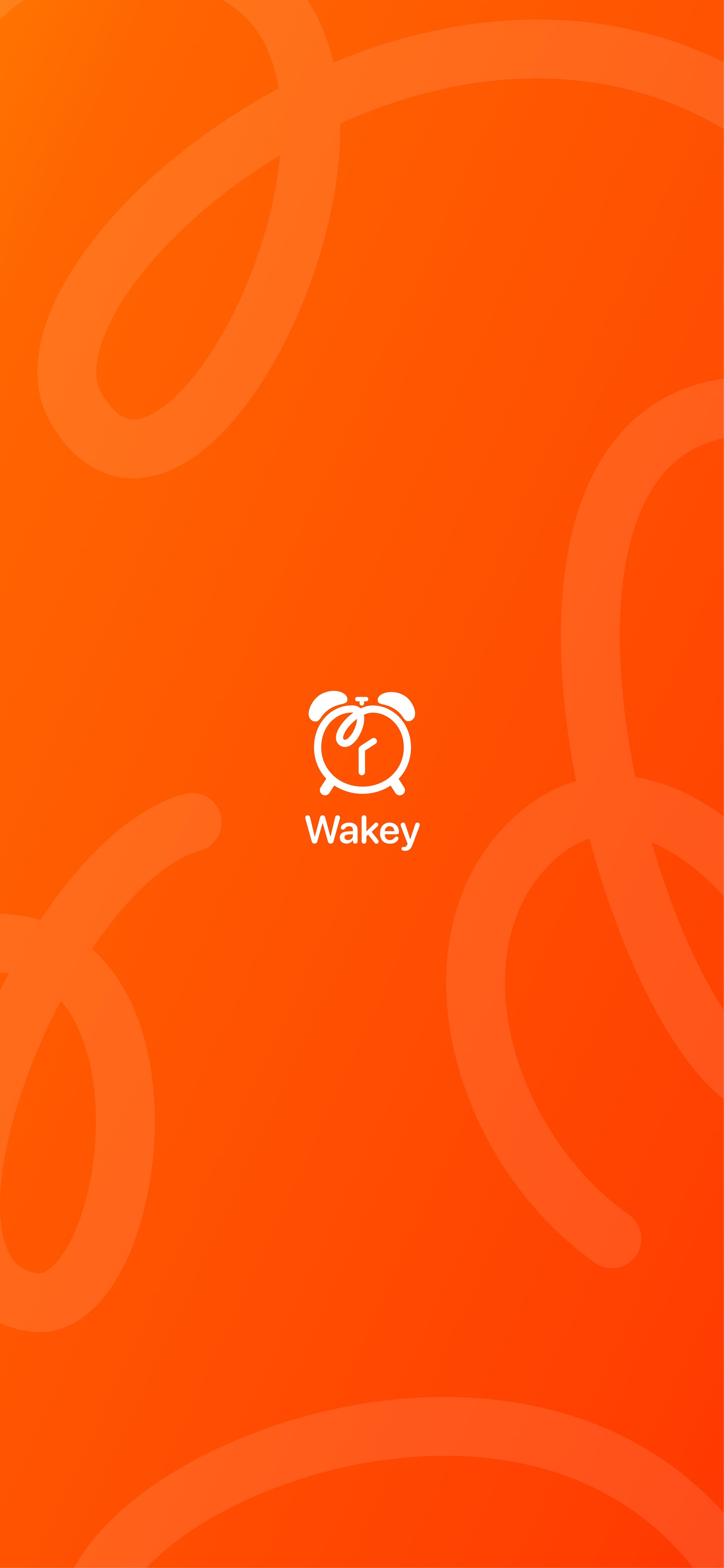 Wakey splash screen